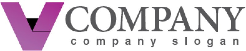 画像5: V・鉛筆・線・アルファベット・グラデーション・ロゴ・マークデザイン2957 (5)