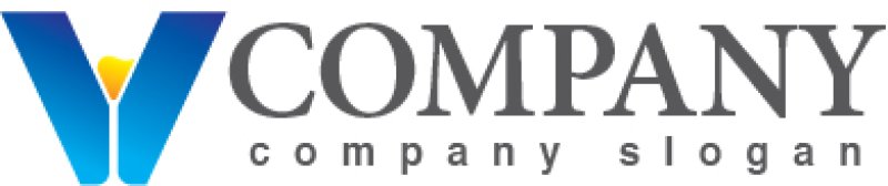 画像5: V・グラス・カクテル・アルファベット・グラデーション・ロゴ・マークデザイン2958 (5)