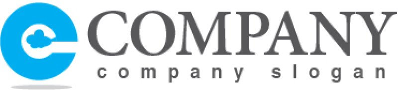 画像5: e・雲・輪・アルファベット・ロゴ・マークデザイン2964 (5)