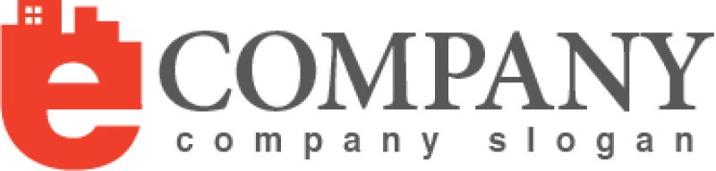 画像5: e・ビル・街・アルファベット・ロゴ・マークデザイン2969 (5)