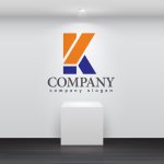 画像2: K・Y・帯・アルファベット・ロゴ・マークデザイン2987 (2)