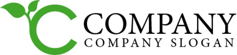 画像2: C・葉ロゴ・マークデザイン298 (2)