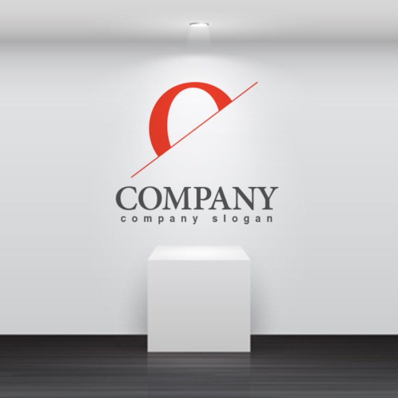 画像2: O・切れ目・斜線・アルファベット・ロゴ・マークデザイン2992 (2)