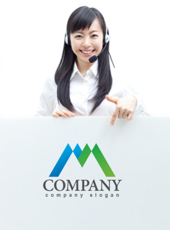 画像3: M・三角・山・アルファベット・ロゴ・マークデザイン3000 (3)