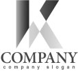 画像4: K・輝き・山・アルファベット・ロゴ・マークデザイン3002 (4)