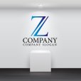 画像2: Z・上昇・対象・シンプル・アルファベット・グラデーション・ロゴ・マークデザイン3033 (2)