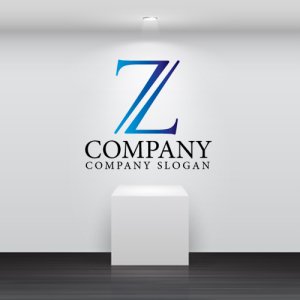 画像2: Z・上昇・対象・シンプル・アルファベット・グラデーション・ロゴ・マークデザイン3033