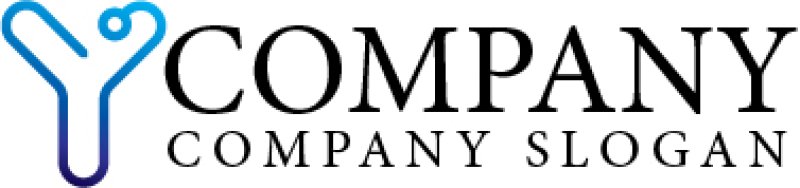 画像5: Y・聴診器・アルファベット・グラデーション・ロゴ・マークデザイン3043 (5)