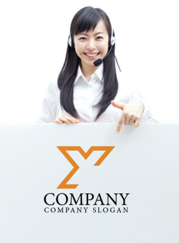 画像3: Y・X・線・アルファベット・ロゴ・マークデザイン3045 (3)