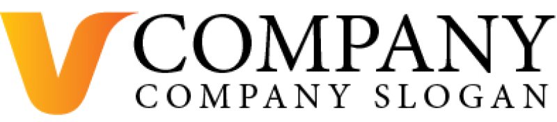 画像5: V・シンプル・曲線・グラデーション・アルファベット・ロゴ・マークデザイン3049 (5)