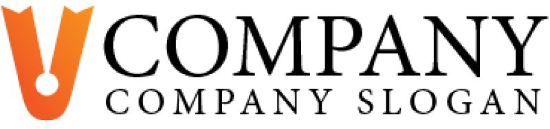 画像5: V・メダル・勝利・グラデーション・アルファベット・ロゴ・マークデザイン3051 (5)