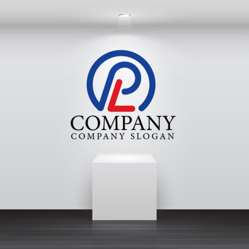画像2: P・L・輪・線・アルファベット・ロゴ・マークデザイン3054 (2)