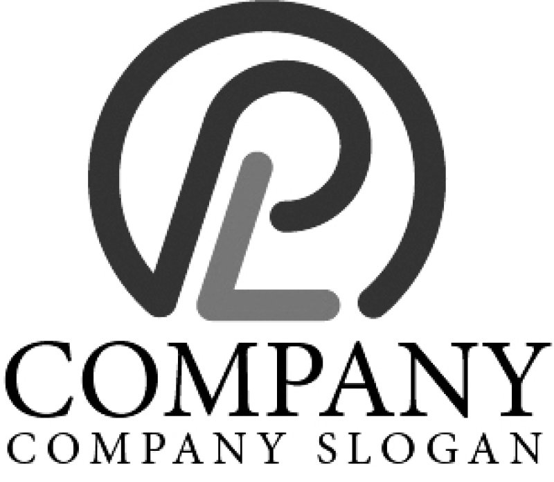 画像4: P・L・輪・線・アルファベット・ロゴ・マークデザイン3054 (4)