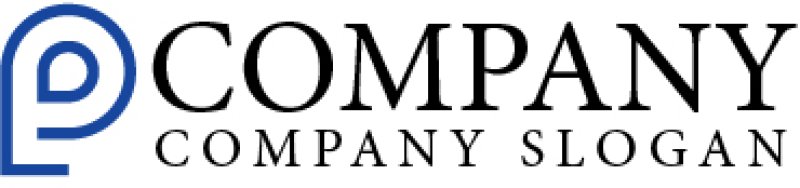 画像5: P・L・線・アルファベット・ロゴ・マークデザイン3057 (5)