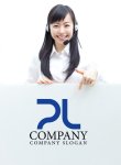 画像3: P・L・線・シンプル・アルファベット・ロゴ・マークデザイン3058 (3)
