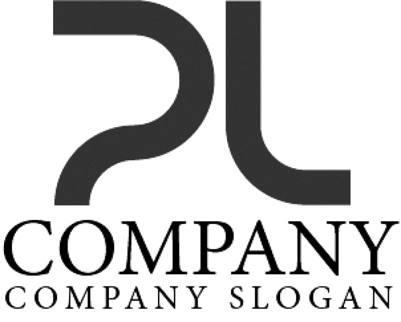 画像4: P・L・線・シンプル・アルファベット・ロゴ・マークデザイン3058 (4)