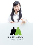 画像3: M・人・ペア・AA・ロゴ・マークデザイン3074 (3)