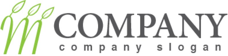 画像5: m・葉・曲線・ロゴ・マークデザイン3083 (5)