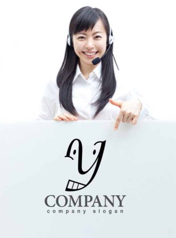 画像3: Y・顔・歯・アルファベット・ロゴ・マークデザイン3085 (3)