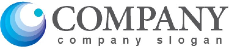 画像5: C・曲線・輪・月・グラデーション・ロゴ・マークデザイン3089 (5)