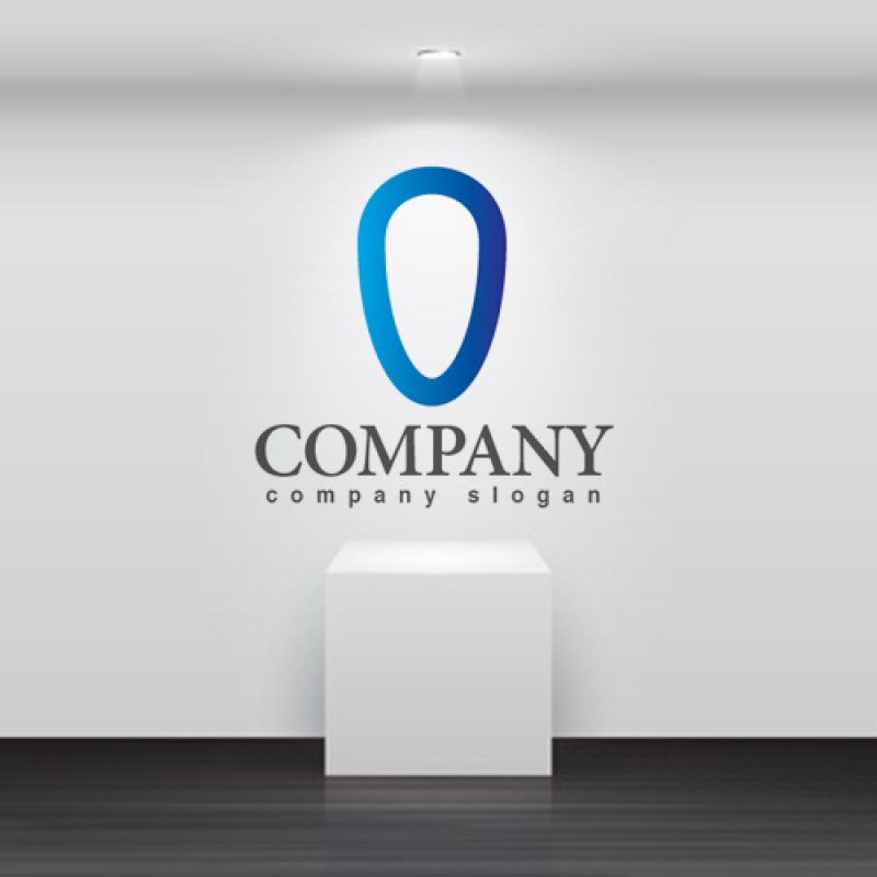 画像2: O・曲線・輪・シンプル・グラデーション・ロゴ・マークデザイン3090 (2)