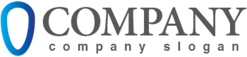 画像5: O・曲線・輪・シンプル・グラデーション・ロゴ・マークデザイン3090 (5)