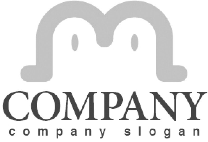 画像4: m・目・カエル・アルファベット・ロゴ・マークデザイン3092 (4)