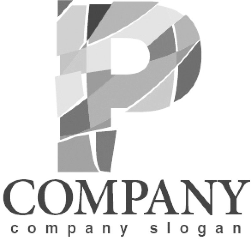 画像4: P・パッチワーク・色紙・アルファベット・ロゴ・マークデザイン3094 (4)