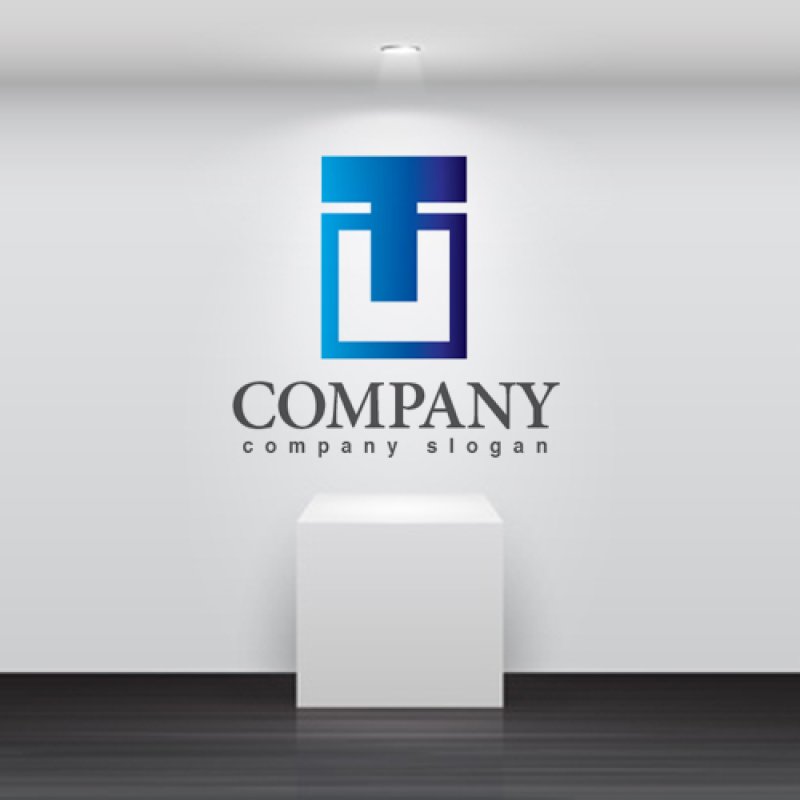 画像2: T・四角・ボトル・香水・グラデーション・ロゴ・マークデザイン3095 (2)