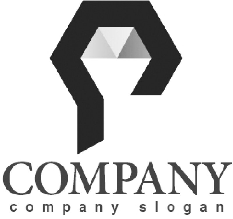 画像4: P・ダイヤモンド・輝き・アルファベット・ロゴ・マークデザイン3098 (4)