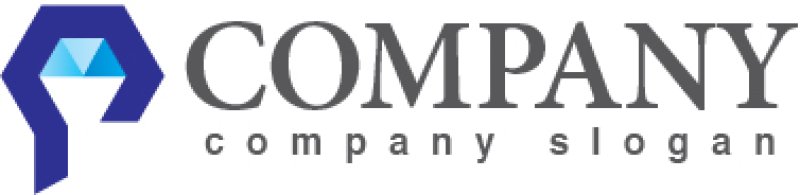 画像5: P・ダイヤモンド・輝き・アルファベット・ロゴ・マークデザイン3098 (5)