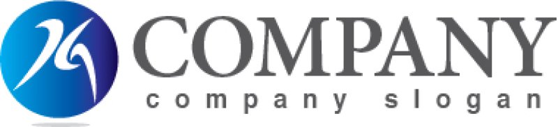 画像5: K・輪・曲線・グラデーション・ロゴ・マークデザイン3104 (5)