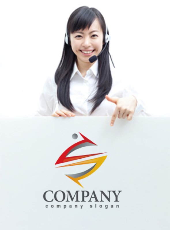 画像3: S・曲線・人・グラデーション・アルファベット・ロゴ・マークデザイン3118 (3)