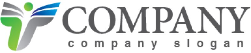 画像5: V・T・人・羽・グラデーション・アルファベット・ロゴ・マークデザイン3119 (5)