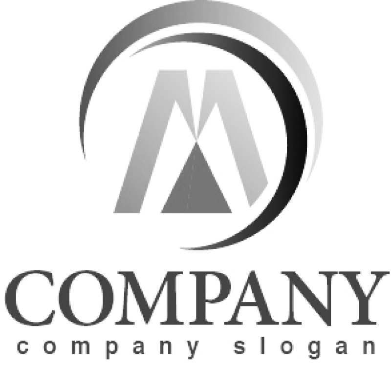 画像4: M・曲線・輪・グラデーション・アルファベット・ロゴ・マークデザイン3121 (4)