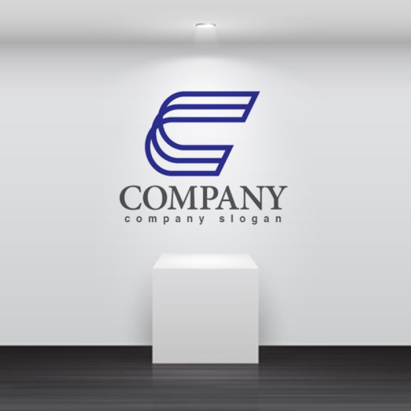 画像2: C・線・シンプル・アルファベット・ロゴ・マークデザイン3144 (2)