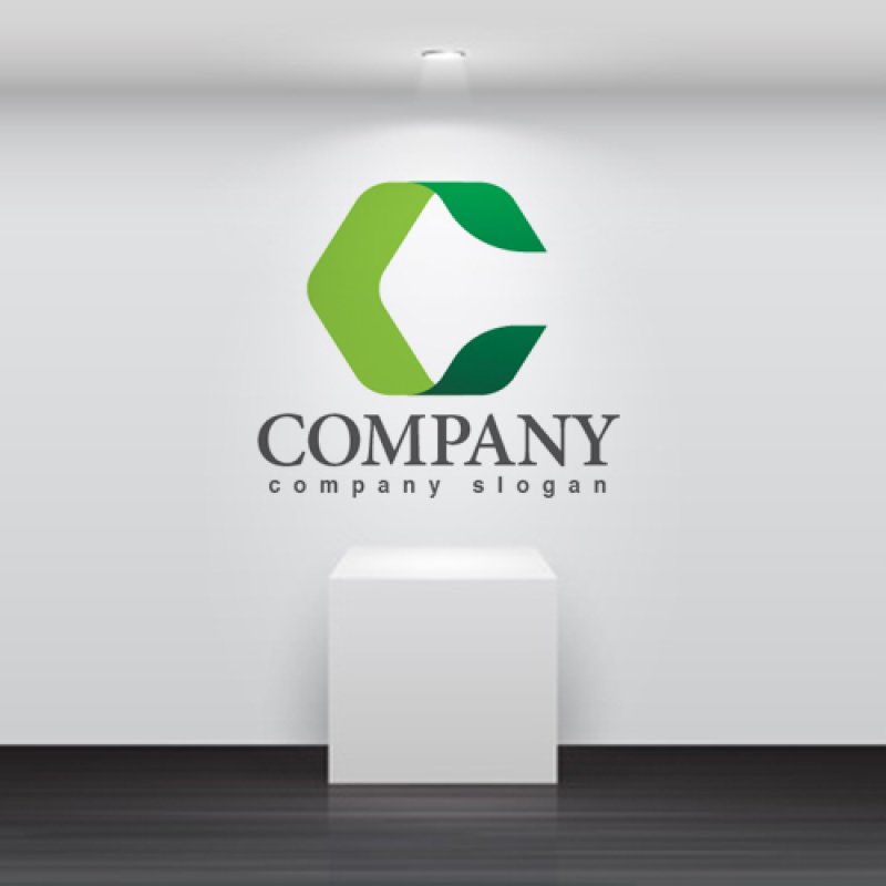 画像2: C・六角形・シンプル・ロゴ・マークデザイン3147 (2)