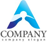 画像1: A・山・印・グラデーション・ロゴ・マークデザイン3154 (1)