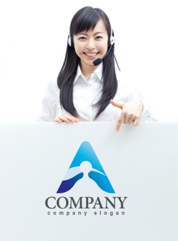 画像3: A・山・印・グラデーション・ロゴ・マークデザイン3154 (3)