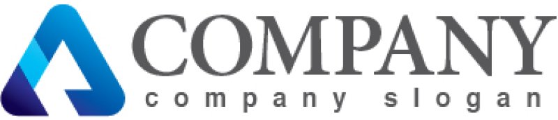 画像5: A・三角・山・グラデーション・ロゴ・マークデザイン3159 (5)