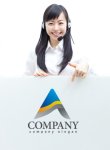 画像3: A・曲線・山・グラデーション・アルファベット・ロゴ・マークデザイン3164 (3)
