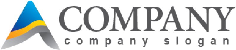 画像5: A・曲線・山・グラデーション・アルファベット・ロゴ・マークデザイン3164 (5)