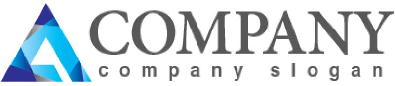 画像5: A・三角・シンプル・グラデーション・ロゴ・マークデザイン3169 (5)