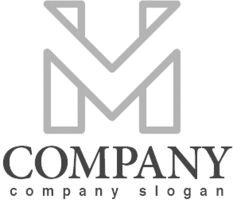 画像4: M・線・シンプル・アルファベット・ロゴ・マークデザイン3174 (4)