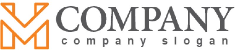 画像5: M・線・シンプル・アルファベット・ロゴ・マークデザイン3174 (5)