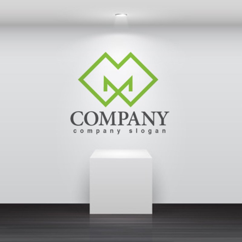 画像2: M・四角・線・ロゴ・マークデザイン3175 (2)