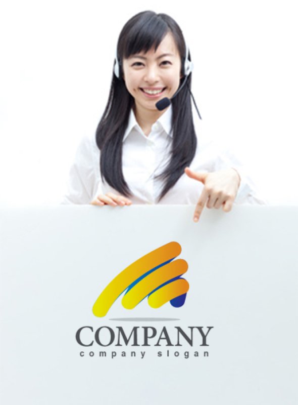 画像3: m・曲線・グラデーション・アルファベット・ロゴ・マークデザイン3178 (3)