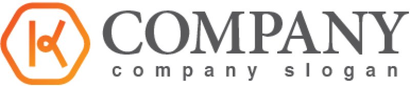 画像5: K・六角形・シンプル・アルファベット・ロゴ・マークデザイン3185 (5)