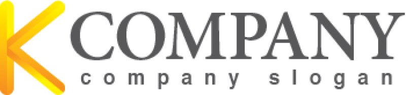 画像4: K・シンプル・グラデーション・アルファベット・線・ロゴ・マークデザイン3187 (4)