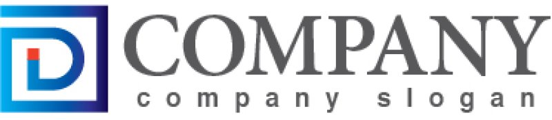 画像5: D・四角・渦・シンプル・グラデーション・ロゴ・マークデザイン3202 (5)